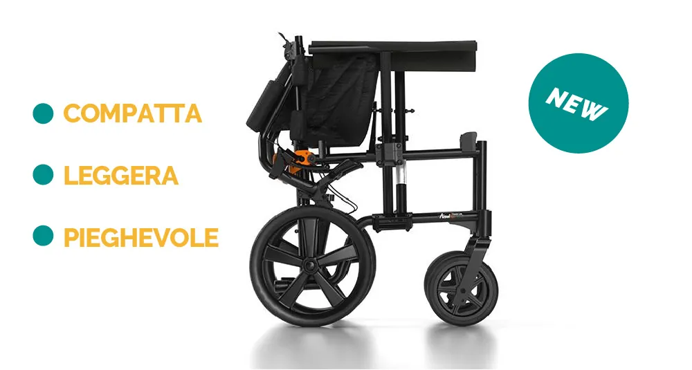 Carrozzina pieghevole Action 2 NG Transit Lite: compatta, leggera, pieghevole