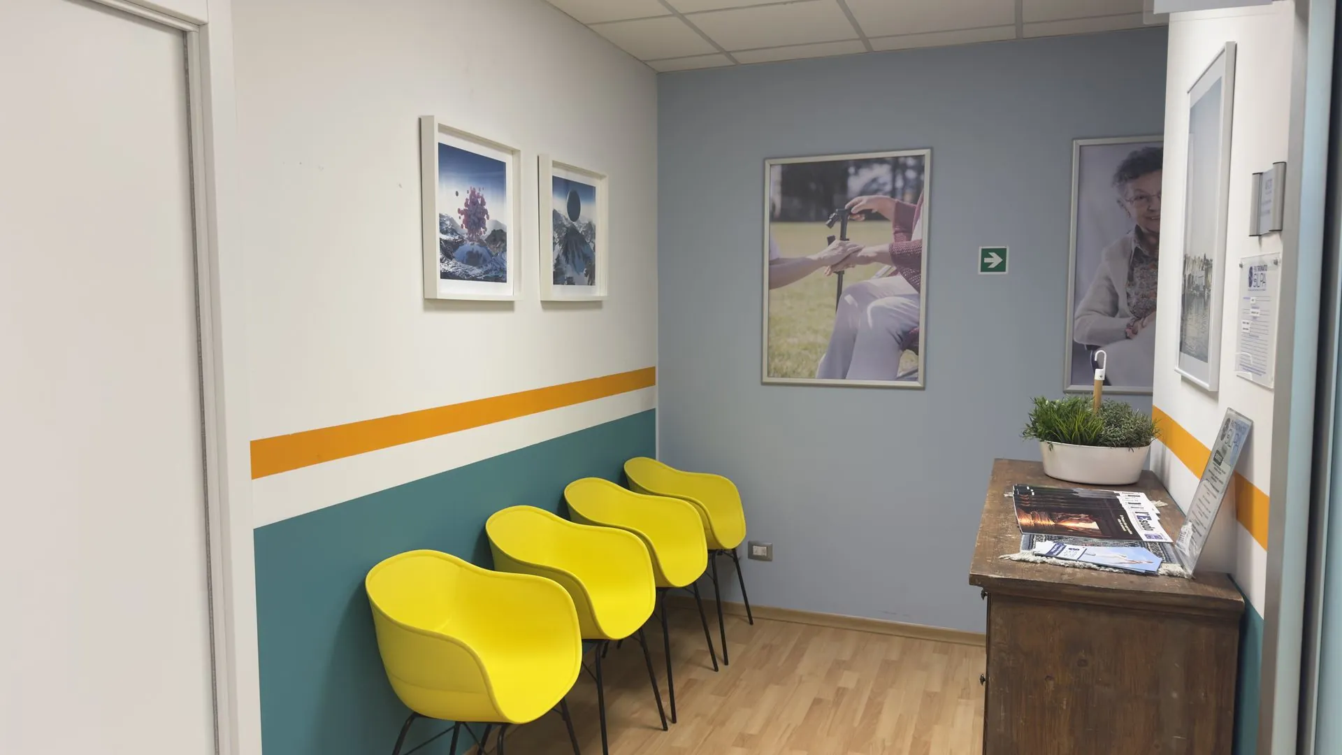 La sala d’attesa del CAF e Patronato di Cocoon