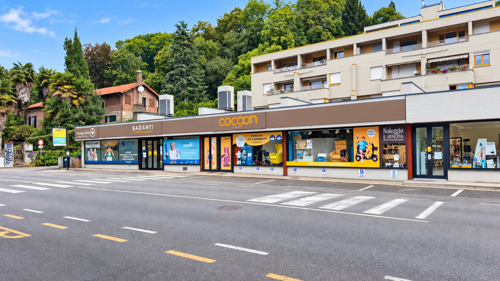 La sede Cocoon in via Crispi 130 a Varese