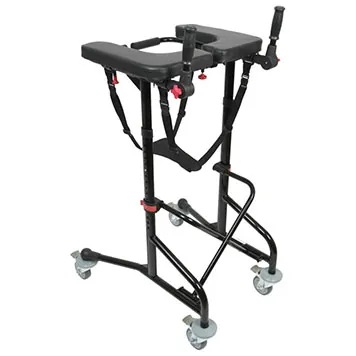 Rollator con appoggio brachiale e appoggia-gomiti imbottiti